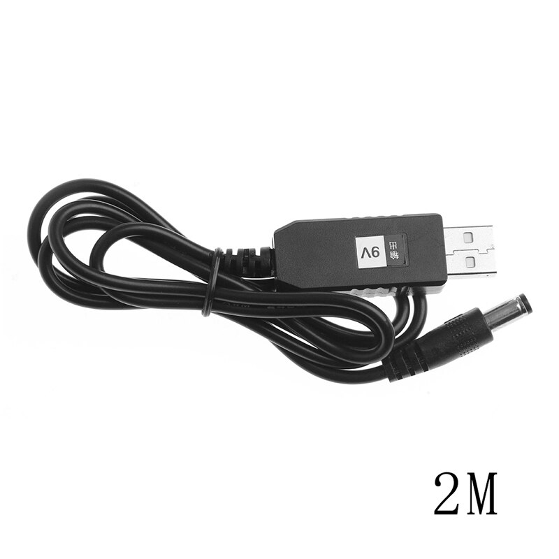 USB DC 5V To 12V 2.1x5.5mm Right Angle Male Step Up Adapter Cable For Router