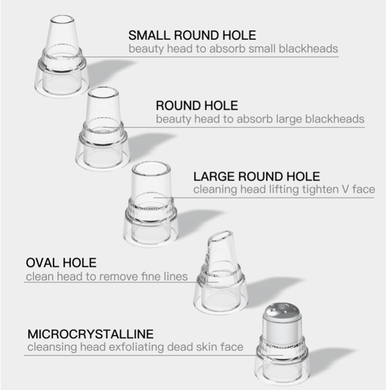 Blackhead Remover Acne Pore Vacuum Skin Care Tools Pimple Removal Blackhead Vacuum Suction Tool Black head Face Pore Cleaner