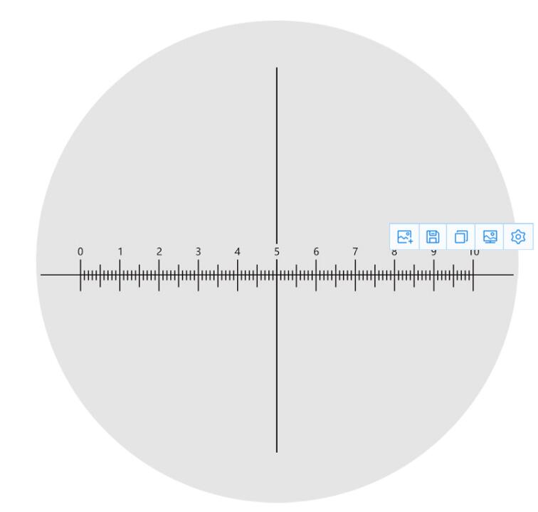 WF10X 20mm High Eyepoint Wide Angle School Biological Microscope Eyepiece Lens 23.2mm with Reading Micrometer Scale