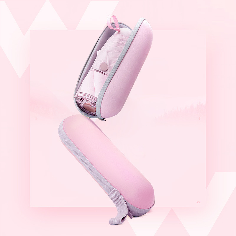 Kobiety luksusowe lekki parasol czarna powłoka parasol 5 krotnie parasol przeciwsłoneczny dla obu płci podróży przenośne kieszonkowe mini parasol