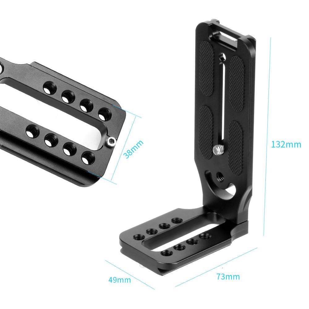 Profession Quick Release L Plate Bracket Vertical Shooting for Manfrotto for Canon for Nikon for Sony Video SLR dslr Cameras