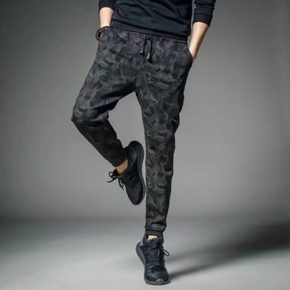 Camouflage Pants Men Joggers Pants Men Cargo Pants Male Athlete Camo Spring Pants Full Length Sport Sweatpants Quick Drying