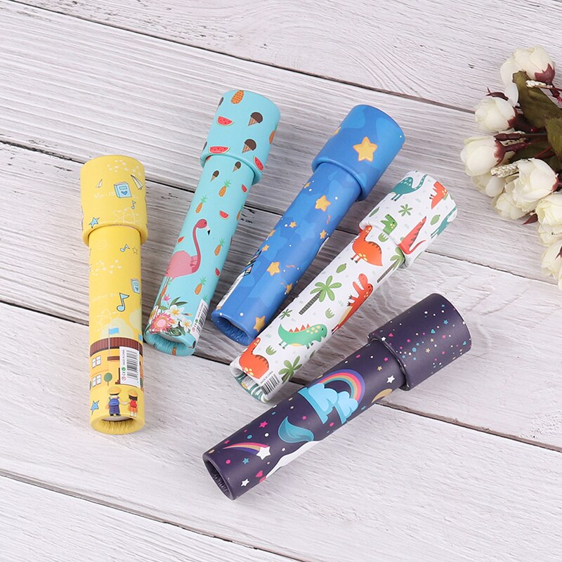 Interactive Logical Rotating Kaleidoscope Magic Classic Periscope Educational Toys for Kids Imaginative Cartoon Children