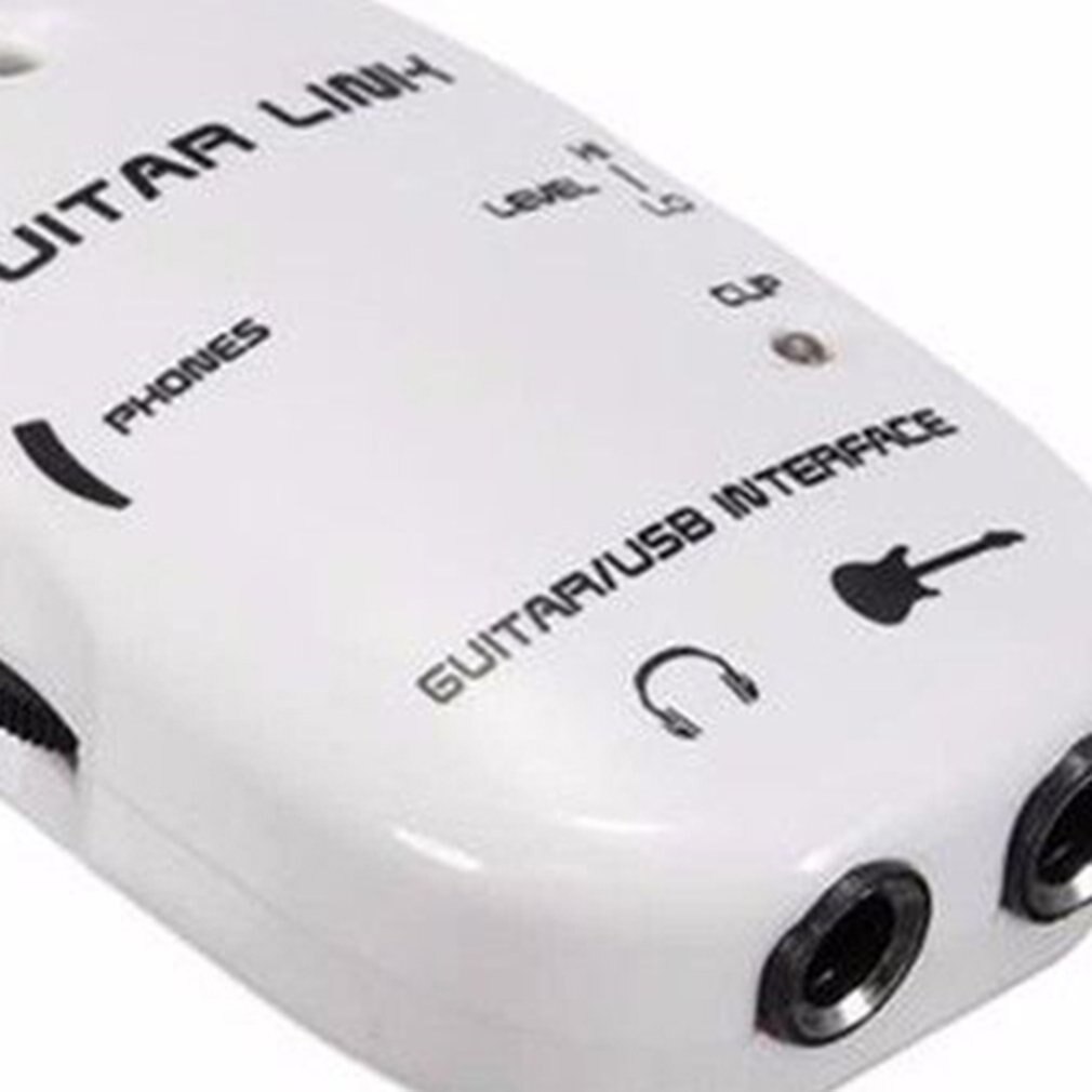 Câble de guitare Audio USB Link Interface adaptateur pour PC musique enregistrement accessoires pour joueurs de Guitarra