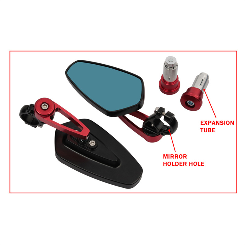 Espejo retrovisor CNC para manillar de motocicleta, espejos retrovisores para Bandit S650 600 650 1200 1250 1250S