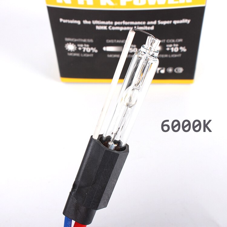 NHK hid bi xenon quick plug bulb 17mm 4300K 5500K 6000K Universal car accessories: 6000K