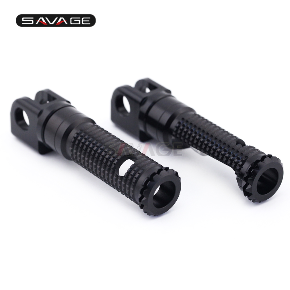 Voetsteunen voor suzuki gsr gsx -s 750 1000/f hayabusa b-king gsx 1300/r motorrijder voetsteun gsr 750: Zwart