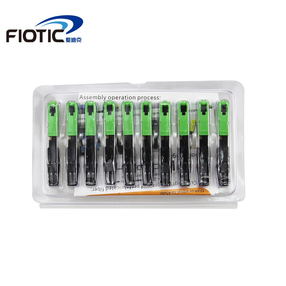 100 Stks/doos Ftth Sc/Apc Single-Mode Glasvezel Sc Apc Quick Connector Kosteneffectieve Fiber Optische snelle Connector