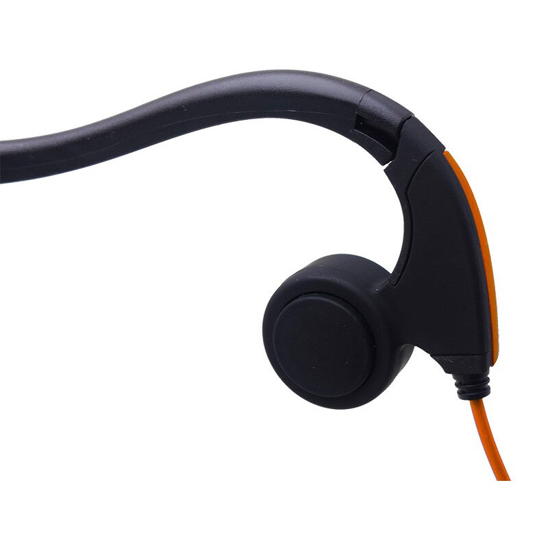 Stereo Bluetooth Earphone Bone Conduction Back-Hanging Sports Headphones Wired Headphones L Angle Plug Headphones