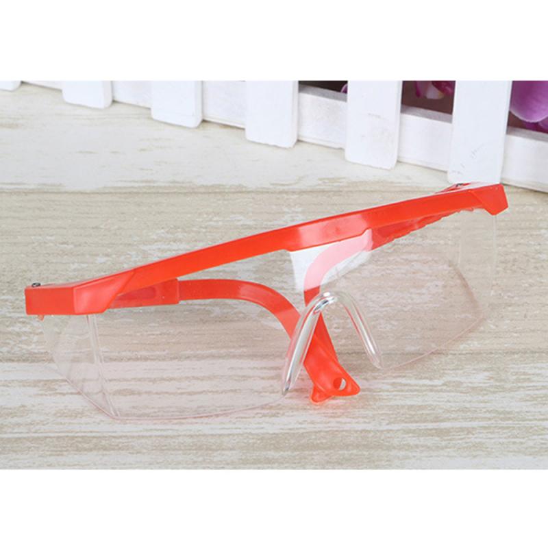Foldable Adjustable Safety Goggles Anti-Sneeze Liquid Eye Anti-Droplets Windproof Lab Glasses Clear Lens