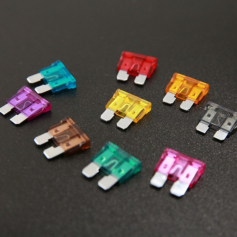 100/ 50PCS Car Fuses Blade Type Fuse Set for Peugeot 206 307 308 407 3008 508 207 208 for Citroen C3 C5 Berlingo C4 Picasso