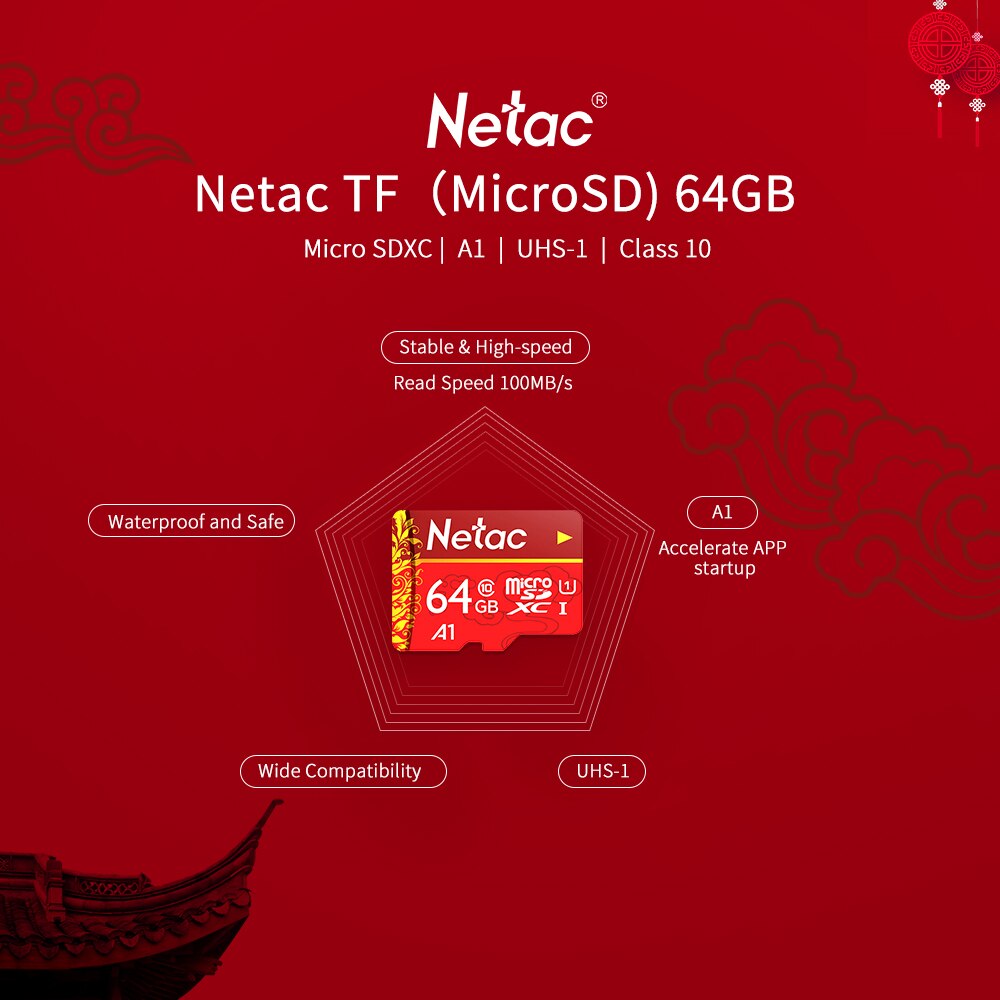 Netac mini ubs micro sd hc card tf reader kits 64gb 128gb serie 10 high speed sd card for memory for comet language translator