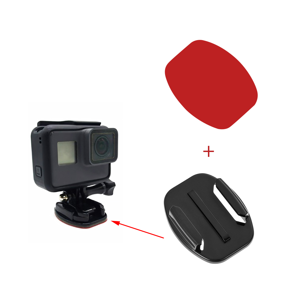 Sticker Pad Platte Gebogen Mounts Voor GoPro Hero Xiaomi Yi 4K Camera Sport Camcorder Accessoires
