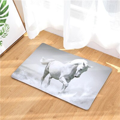 Welcome Mats 9S tyles Horse Print Doormats Bathroom Kitchen Carpet Home Floor Mats Living Room Anti-Slip Rug 40X60 50X80cm: 8 / 40x60cm