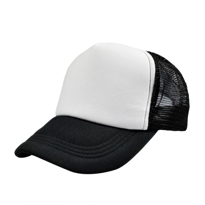 AISPORT Mesh Cap Vrouwen Mannen Zonnescherm Verstelbare Spons Sport Hoeden Outdoor Sportkleding Accessoires: Black