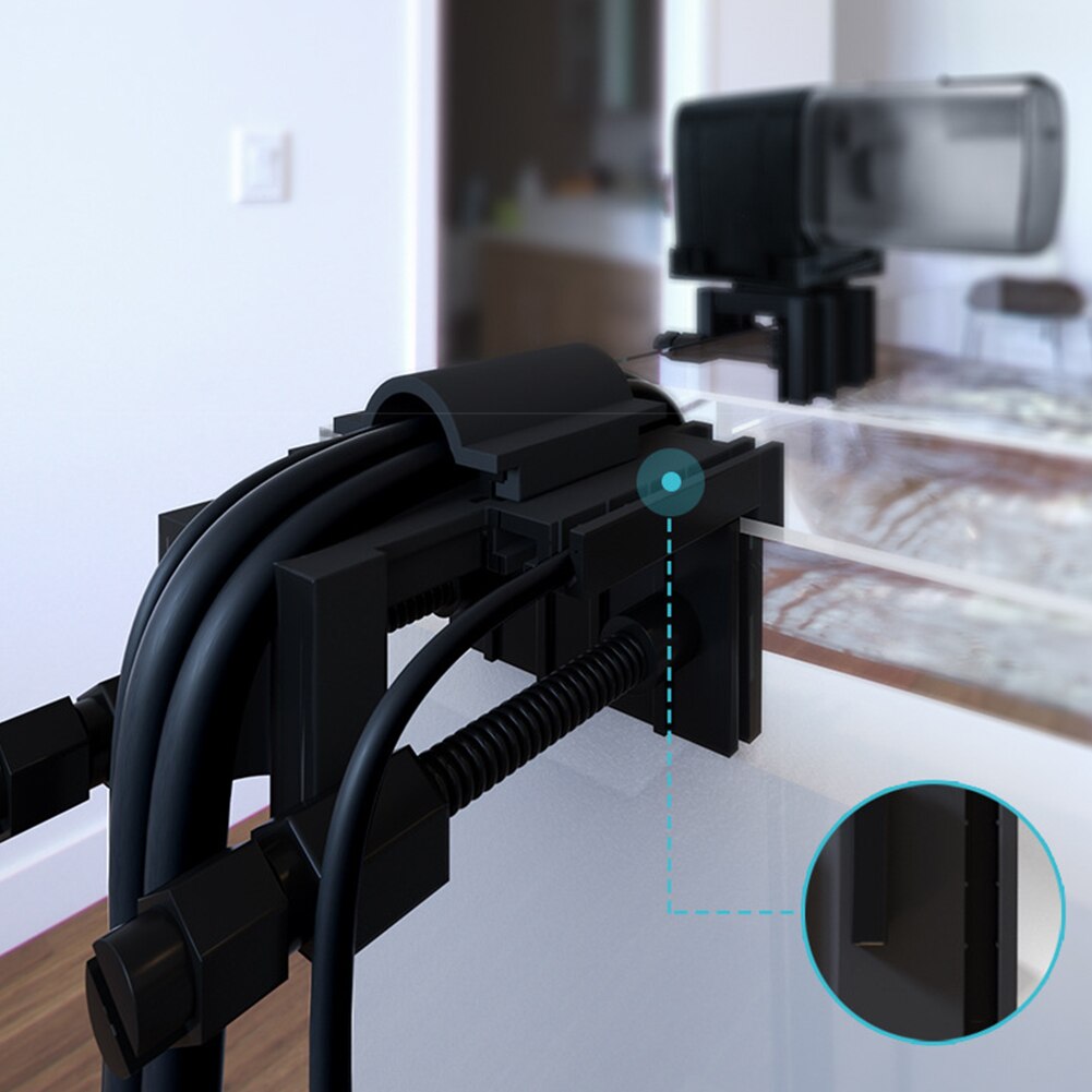 Portable Aquarium Tank Freshwater Fish Lily Pipe Fixture Easy Install Inflow Outflow Universal Fixing Tube Holder Water Hose DIY