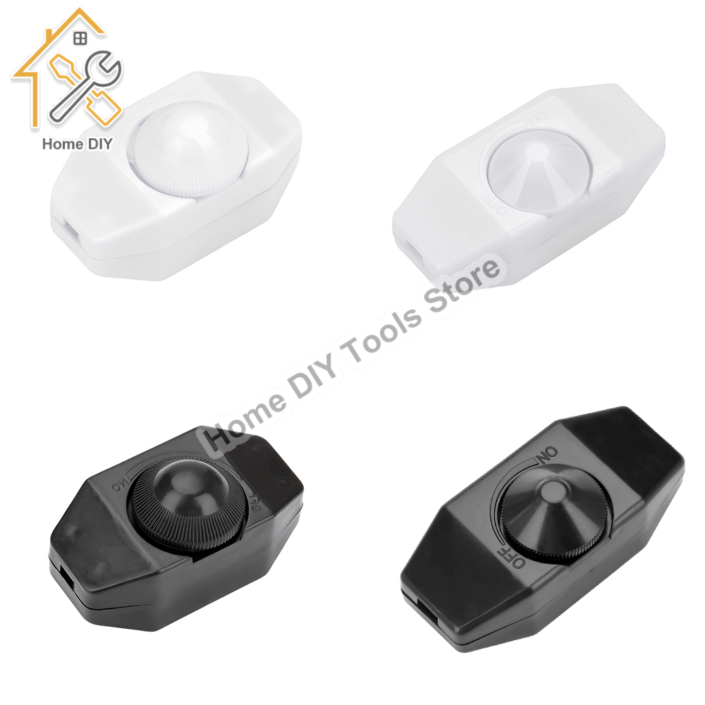 led dimmer schakelaar verstelbare controller knop 220v lampdimmer snoer schakelaar plug in tafel vloerlamp dimmen uit