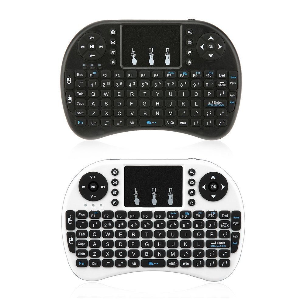 2.4GHz Wireless Keyboard for Android TV Box PC laptop 92 Keys DPI adjustable Wireless Keyboard Backlight with Touchpad Mouse
