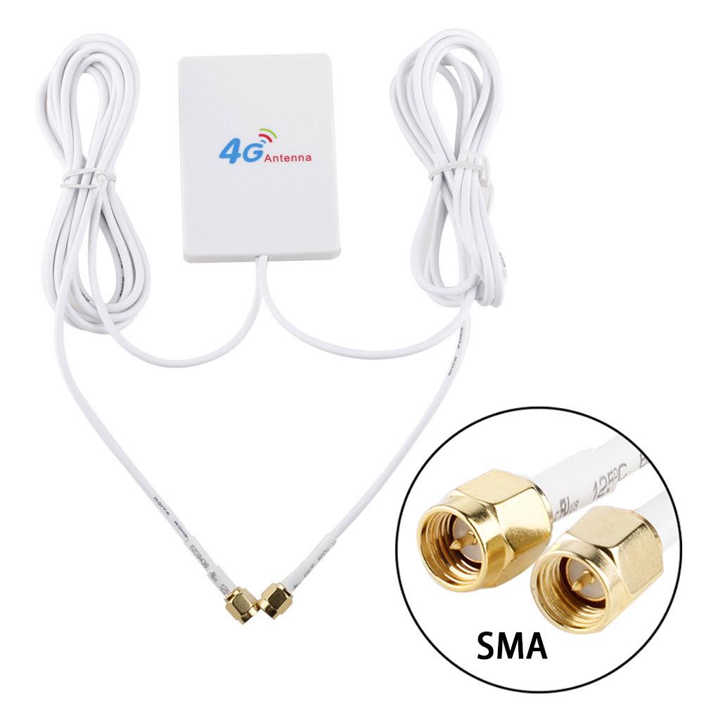 Sma Connector 4G Lte Pannel Antenne Dual Slider Connector Voor Huawei 3G 4G Lte Router Modem Antenne