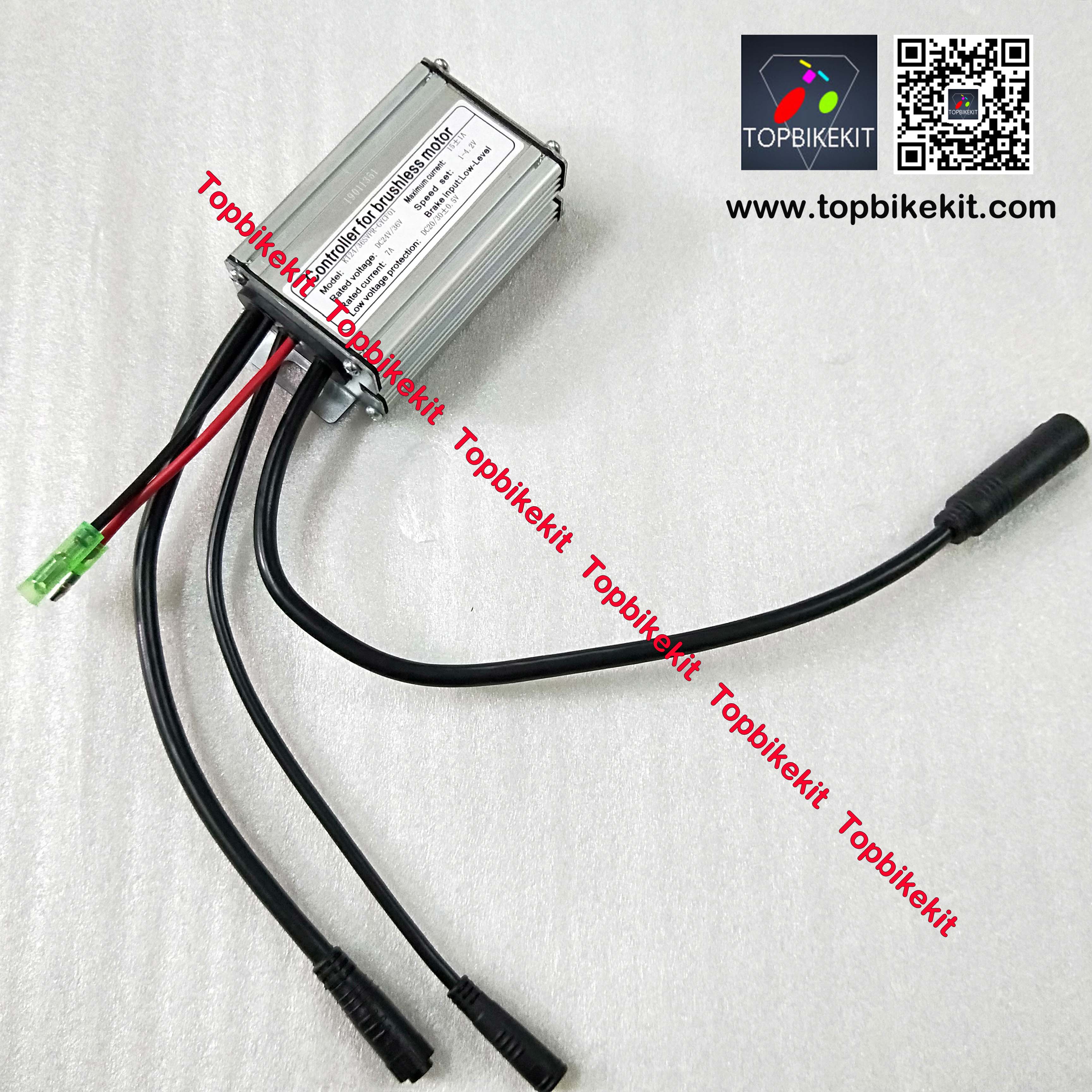 Ebike 24V 250W / 36V 250W controller KT Torque Simulation Sine Wave Controller Julei Waterproof plug S06S controller