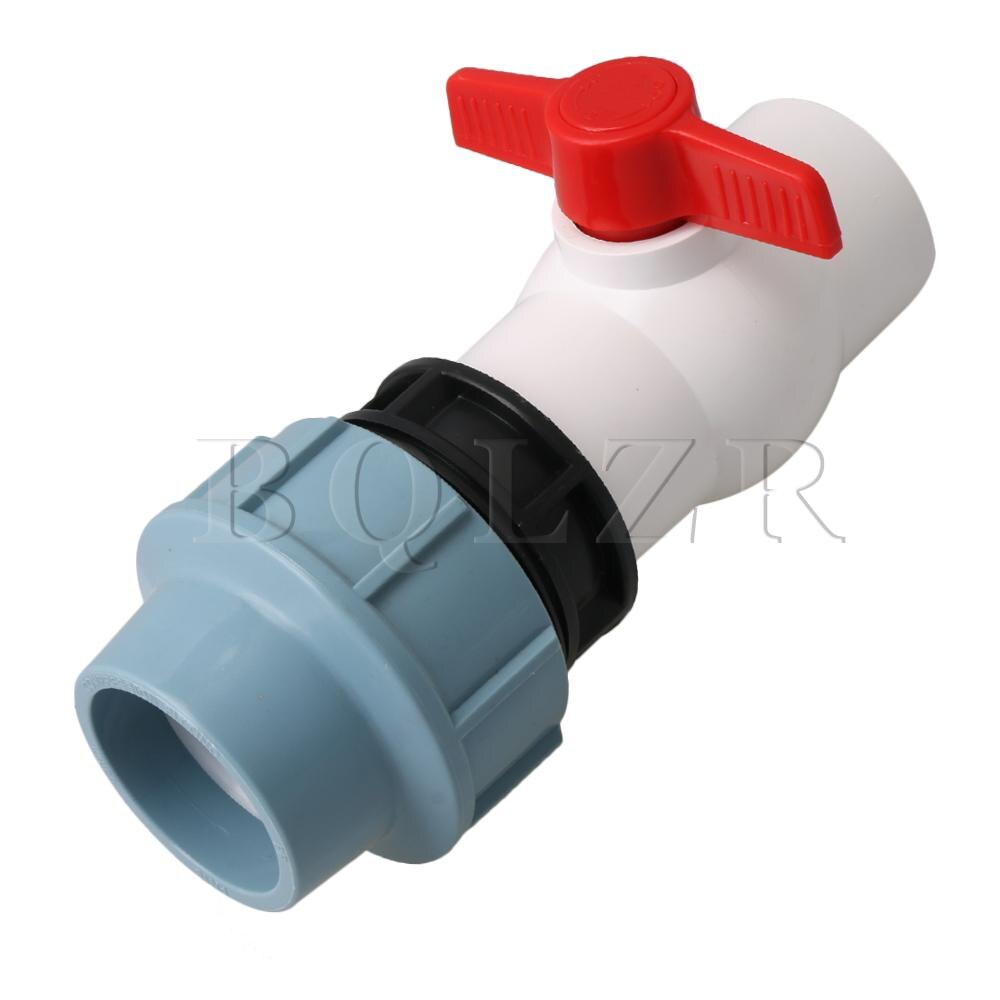 BQLZR Plastic Ball Valve T-Handle Shut-Off Ball Valve for 63PE Tube