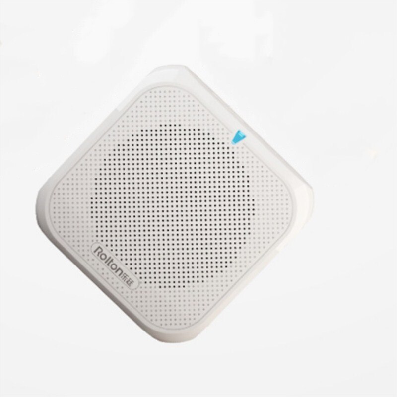 K400 amplificatore vocale portatile megafono booster con microfono cablato altoparlante altoparlante Radio FM formazione insegnante MP3: bianca