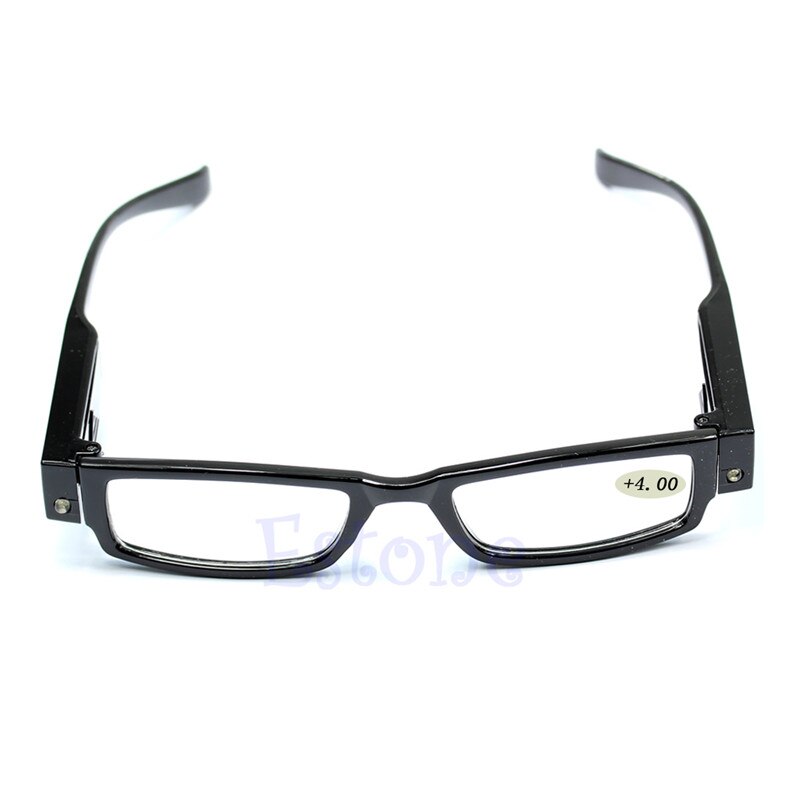 Light UP Multi Strength Eyeglass LED Reading Glasses Spectacle Diopter Magnifier N20_F