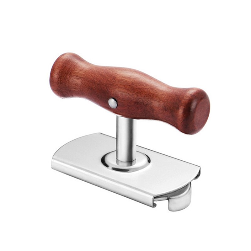 Ouvre-boîte manuel en acier inoxydable, outil d'ouverture de couvercle rotatif réglable de 1 à 4 pouces gadget de cuisine