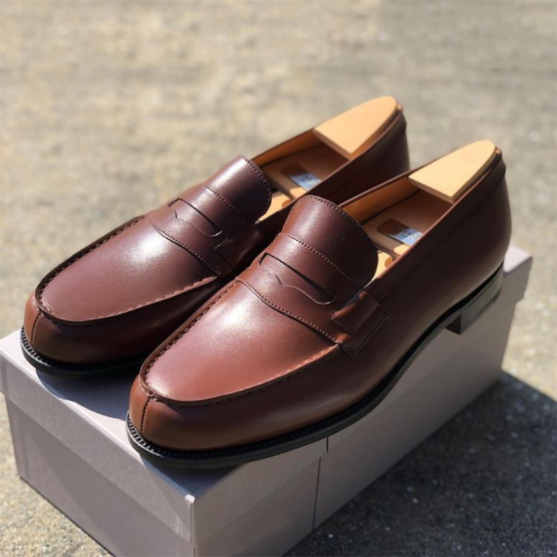 Zapatos de piel sintética para hombre, calzado informal y cómodo, clásico, Retro, Soulier, HC547