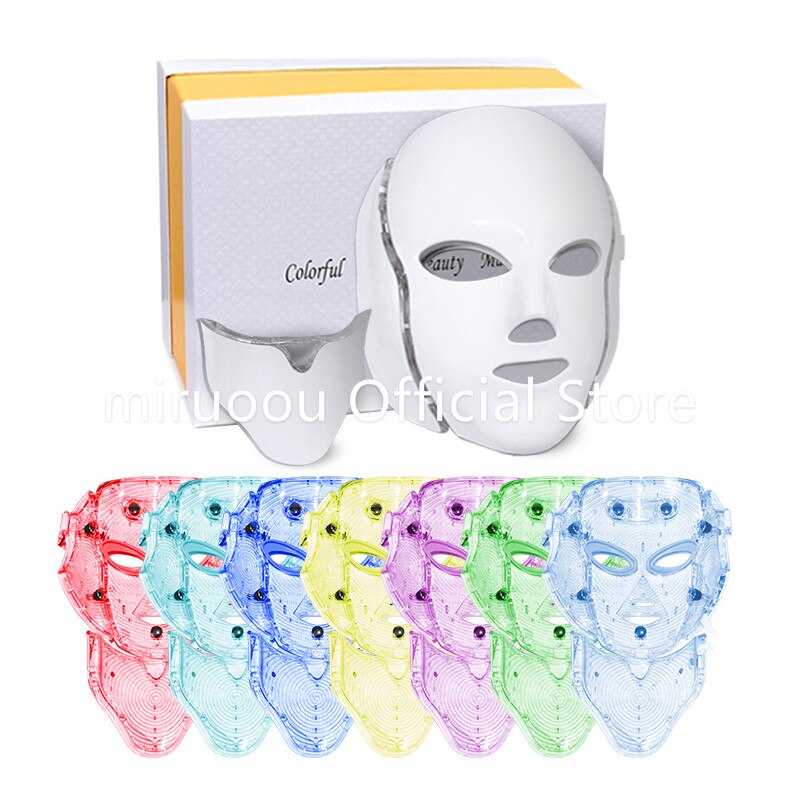 Best verkopende beauty led gezichtsmasker voorkomen puistjes en vervagen pokken