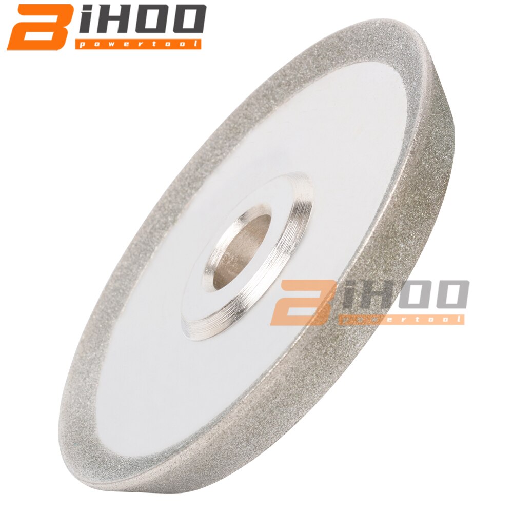 78mm Diamond Grinding Wheel Dish Grinder Circle Sharpener Disc for Carbide Metal Tungsten Steel Milling Cutter Tool 200Grit