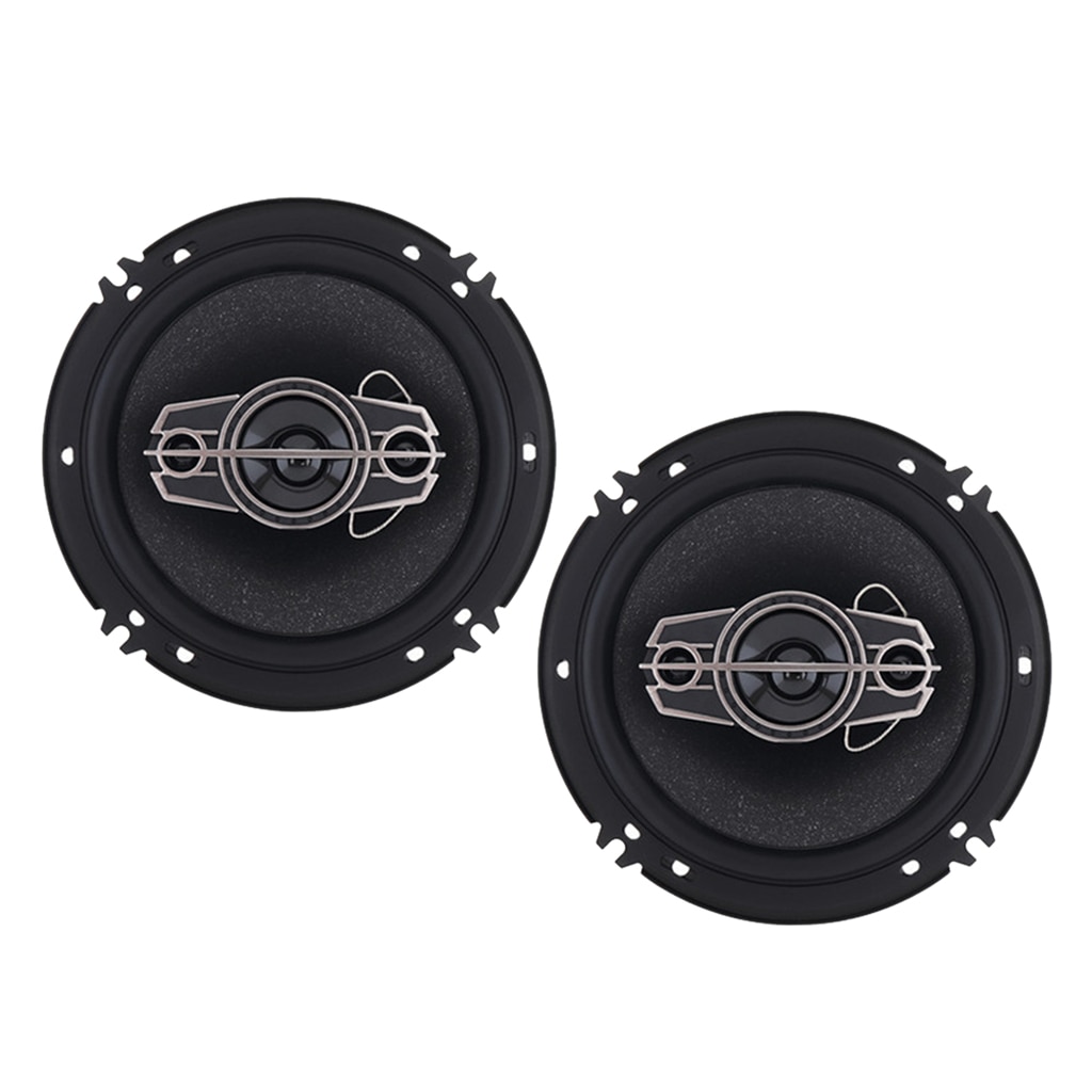 Par de altavoces de música coaxiales de 4 vías para coche, 6,5 pulgadas, fácil de instalar
