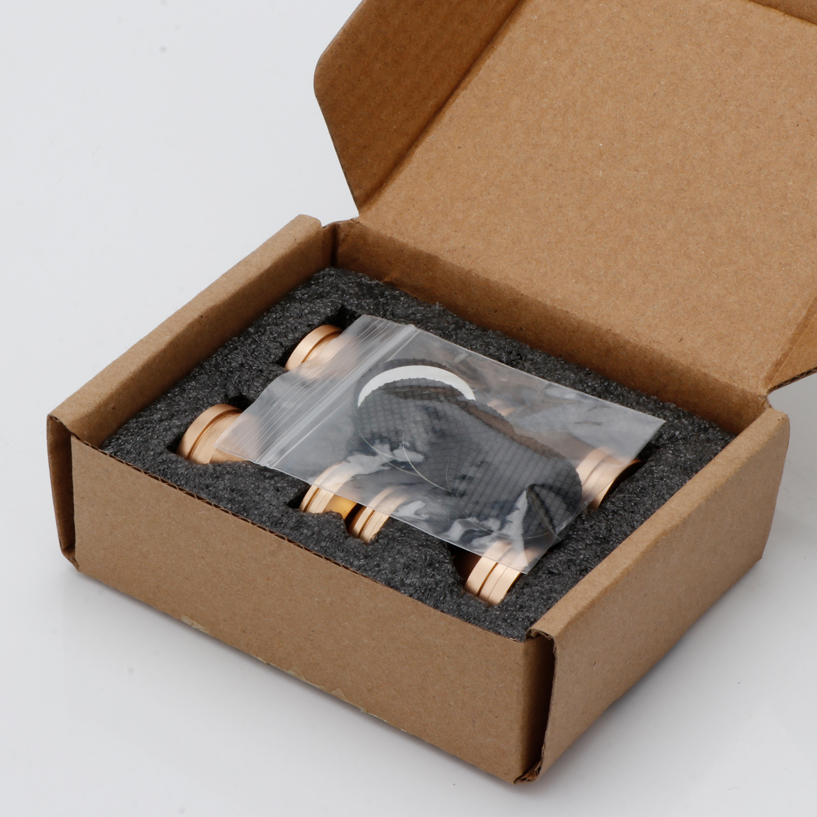 4Set Speaker Stand Feet Pad Aluminium Alloy Metal Spikes Cone Floor Foot Nail Speaker Noise Nial Amplifier Turntable Isolation