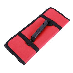 Multifunctionele Tool Vervoer Tassen Praktische Handgrepen Oxford Canvas Beitel Roll Zakken Voor Tool 3 Kleuren Instrument Case: red