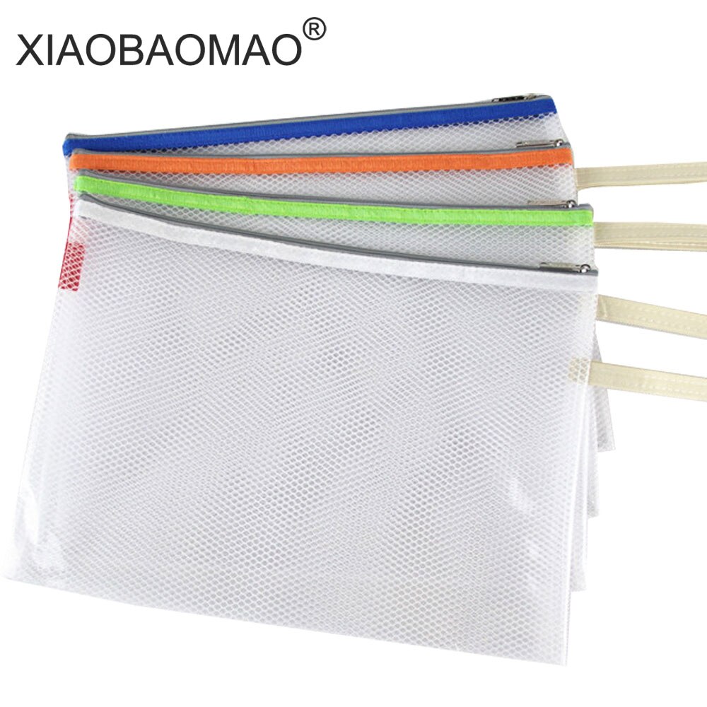 A4 Mesh File 5Pcs A4 Bestand Zak Pvc Transparante Mesh File Org... – Grandado