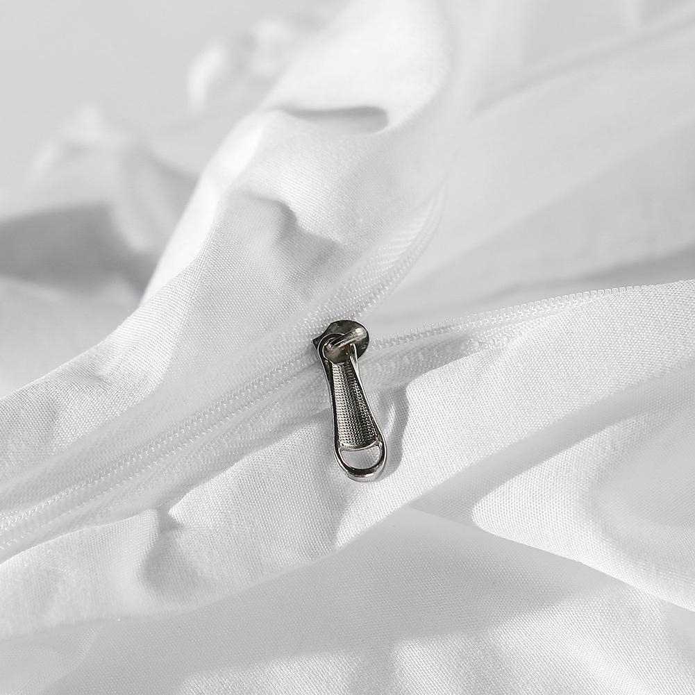 27 3 stk/sæt sengebetræk moderne stil flæse polyester sengetøj sæt pudebetræk dynebetræk plisseret blonde sengebetræk sæt