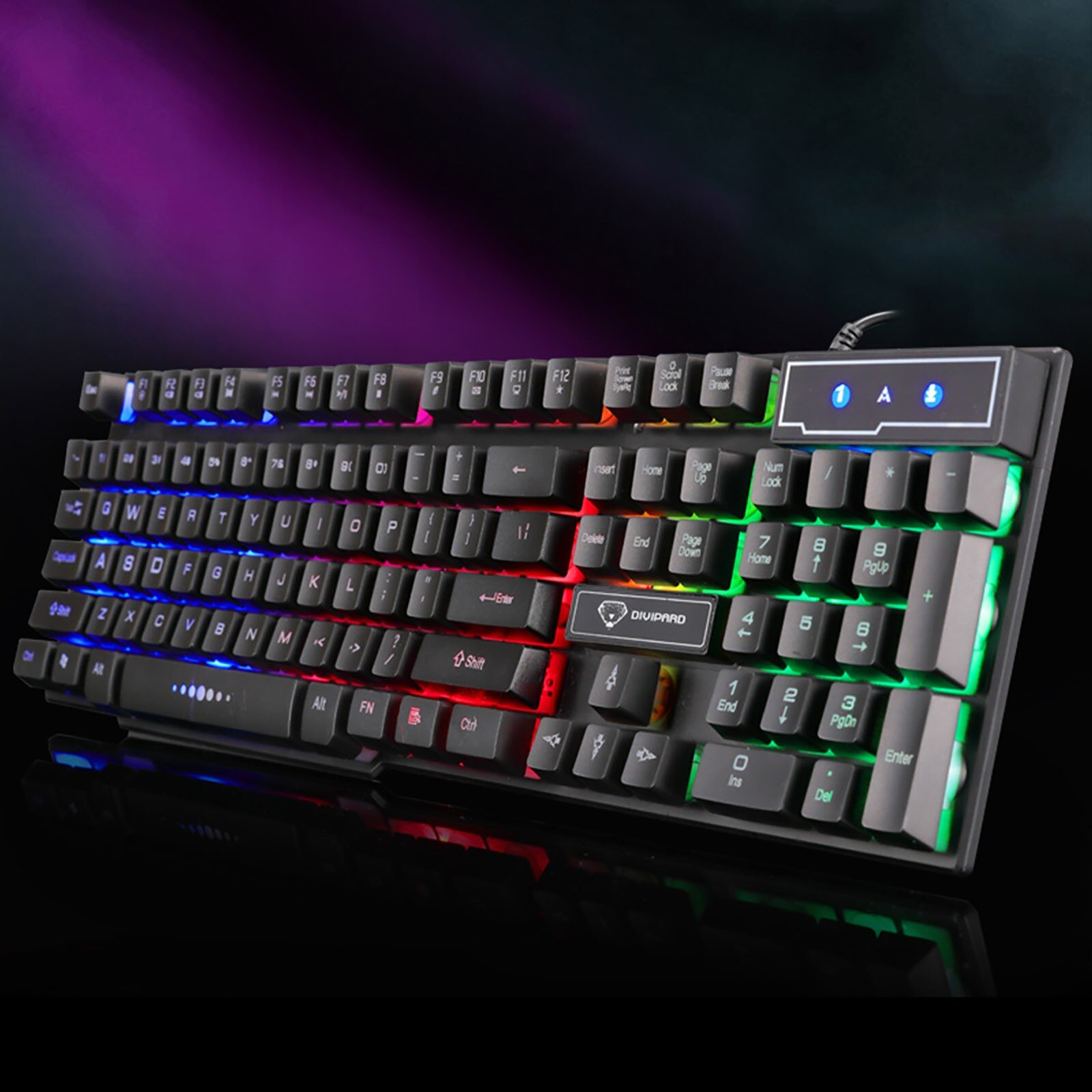 Keyboards And Mouses Combo Gaming Mechanical Highly Waterproof Color Breathing Cool Backlight 104 Keys Keyboards And Mouses Sets