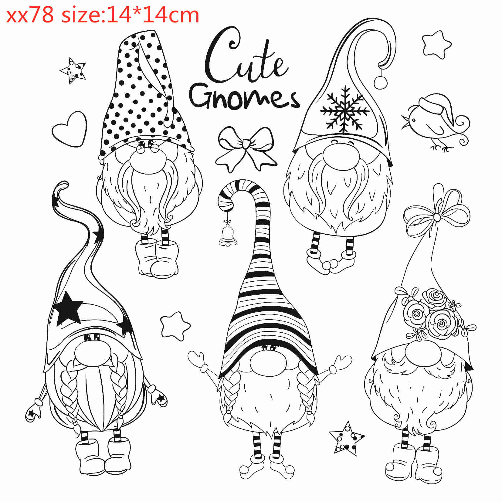 cartoon Santa Claus Transparent Silicone Stamp And metal die/Seal for DIY scrapbooking/photo album Decorative clear stamp sheets