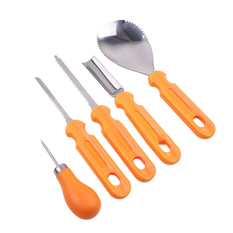 Outils professionnels de sculpture citrouille, noël Halloween décoration légère citrouille couteau de cuisine, bricolage, ensemble d'outils de sculpture
