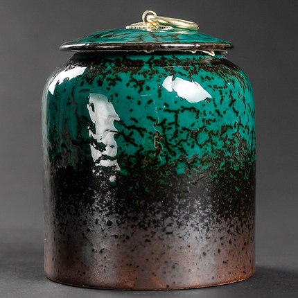 Large Tea Box Ceramic Crafts Tea Tanks Can Canister Collection Storage Container Tea Caddy Teaware Accessories Home Decor: 9