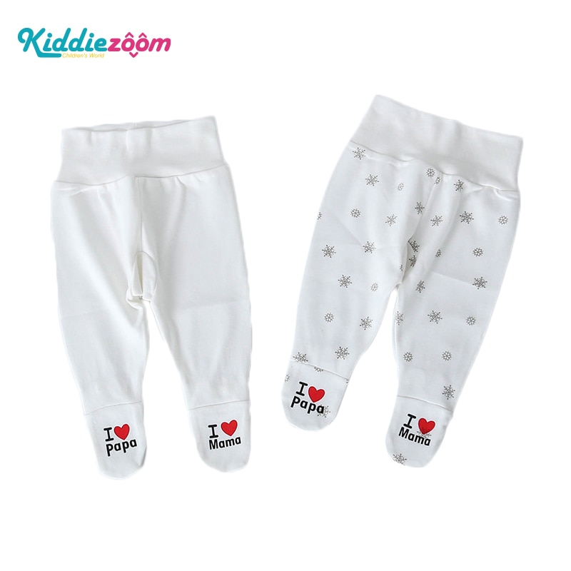 2 Pz/lotto Bambino Accarezza I Love Papa Mama Solido Pinta 100% Cotone Neonato 0-6M Involucro Piede Del Bambino accessori