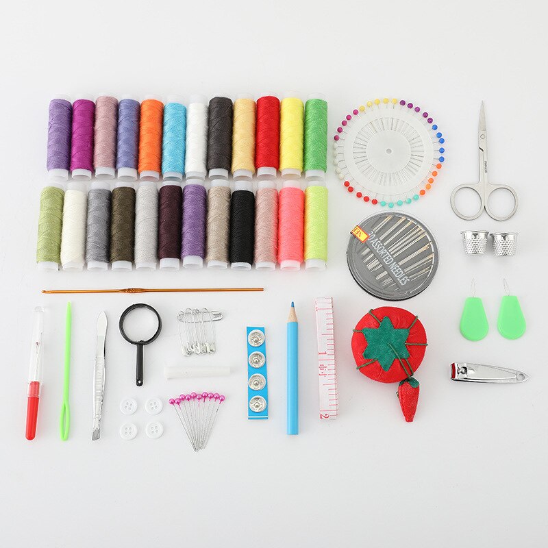 Portable Mini Travel Household Sewing Box Set Sewing Kit Storage Bags Sundries Organizer Home Tools