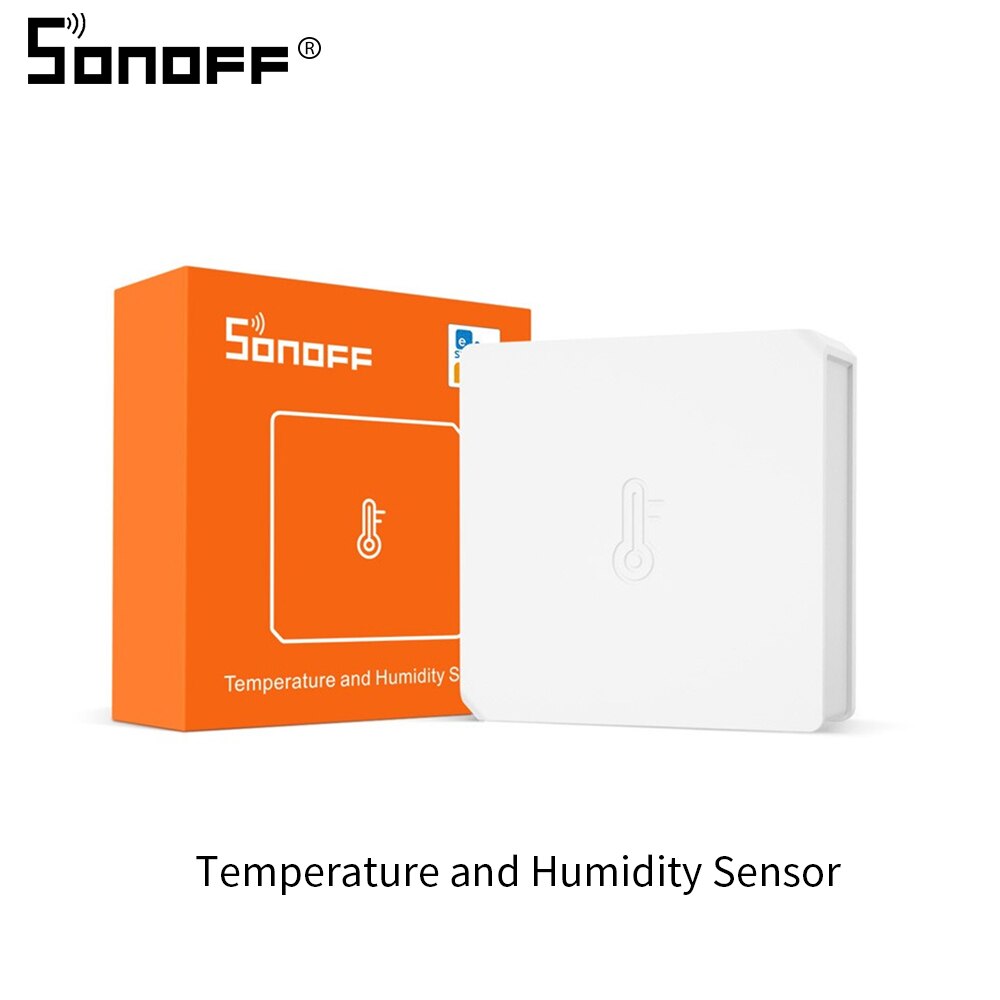 Sonoff-interruptor inteligente Wifi Zigbee, Mini, puente, Sensor de puerta, inalámbrico, temperatura, humedad, movimiento, para Google Home y Alexa: Temperature Humidity