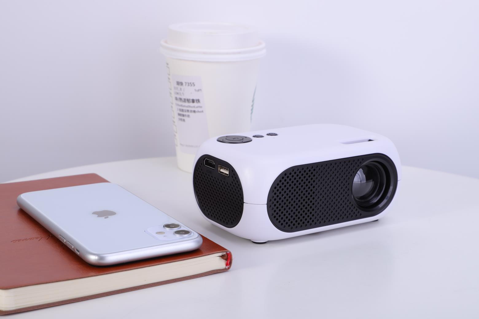 XIDU-Mini proyector compatible con 1080P, Full HD, proyectores LED, teléfono móvil, cine en casa, proyector de películas, vídeo de 120 pulgadas