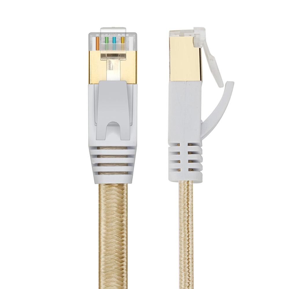 Cat7 RJ45 ekranowana czysta miedź 3ft 6ft 10ft 15ft 30ft 30 cm/50 cm/1 m/1.5 m/2 m/3 m/5 m/10 m sieć LAN kabel ethernet przewód internetowy: 5M