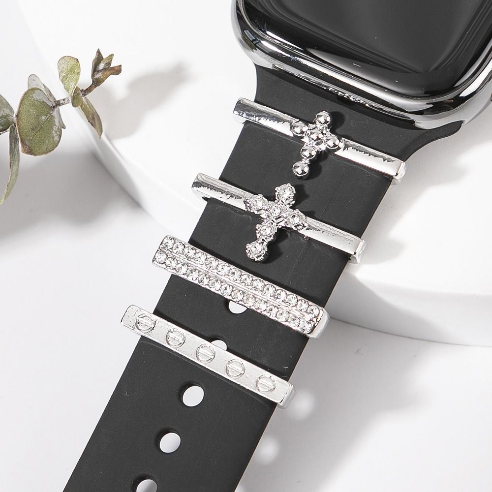 Metall Uhren Armbinde Ornament Reize Uhren Armbinde Dekoration kreative Diamant Ornament für iwatch Armbinde Armbinde Zubehör