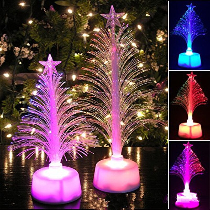 1 stks Kerstboom LED Light Lamp Kleur Veranderende Thuis Tafel Party Decor Kerst Decoraties voor Huis navidad Xmas