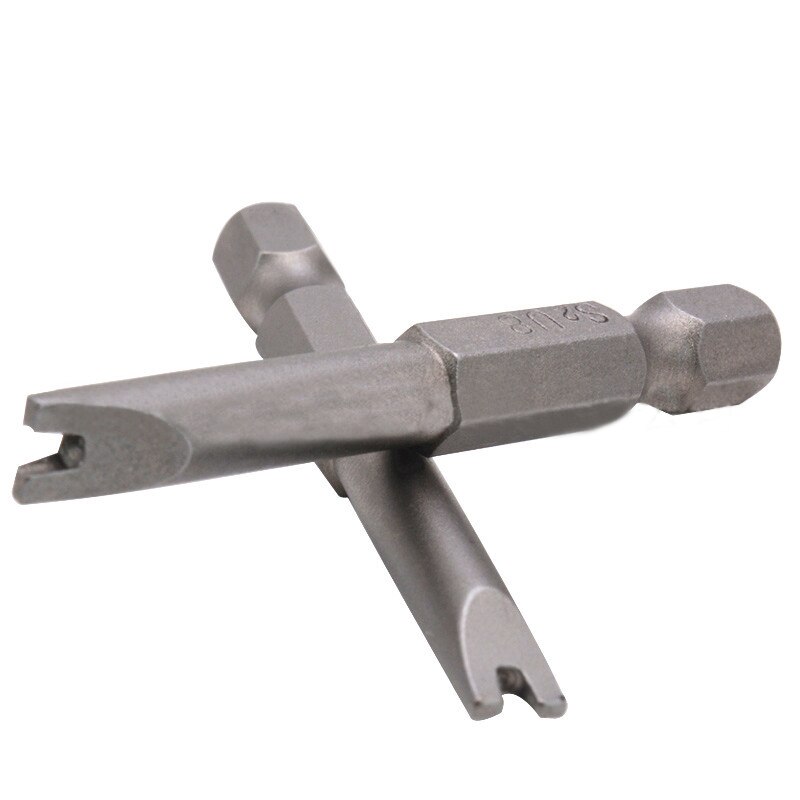 5 stuks/set schroevendraaier u-vormige bits houtbewerking doe-het-zelf gereedschap accessoires 50mm magnetische schroevendraaier boorset  u4,u5,u6,u7,u8