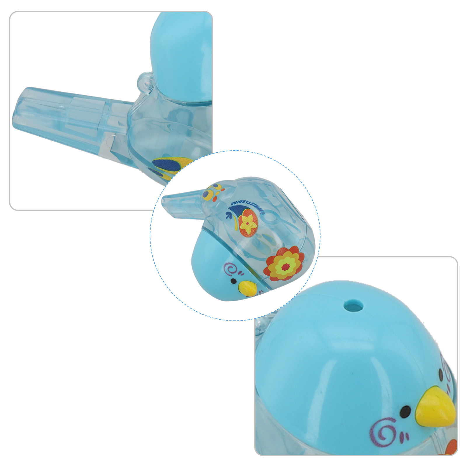 Cartoon Waterbird Fluitje ABS Kleurrijke Vogel Water Fluitjes Voor Kinderen Grappige Muziekinstrumenten Accessoires