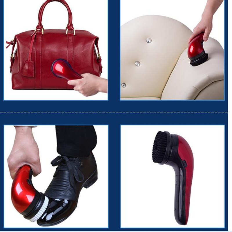 Multi-function Household Electric Shoe Polisher Automatic Shoeshine Machine Shoe Cleaning Leather Care Portable Use